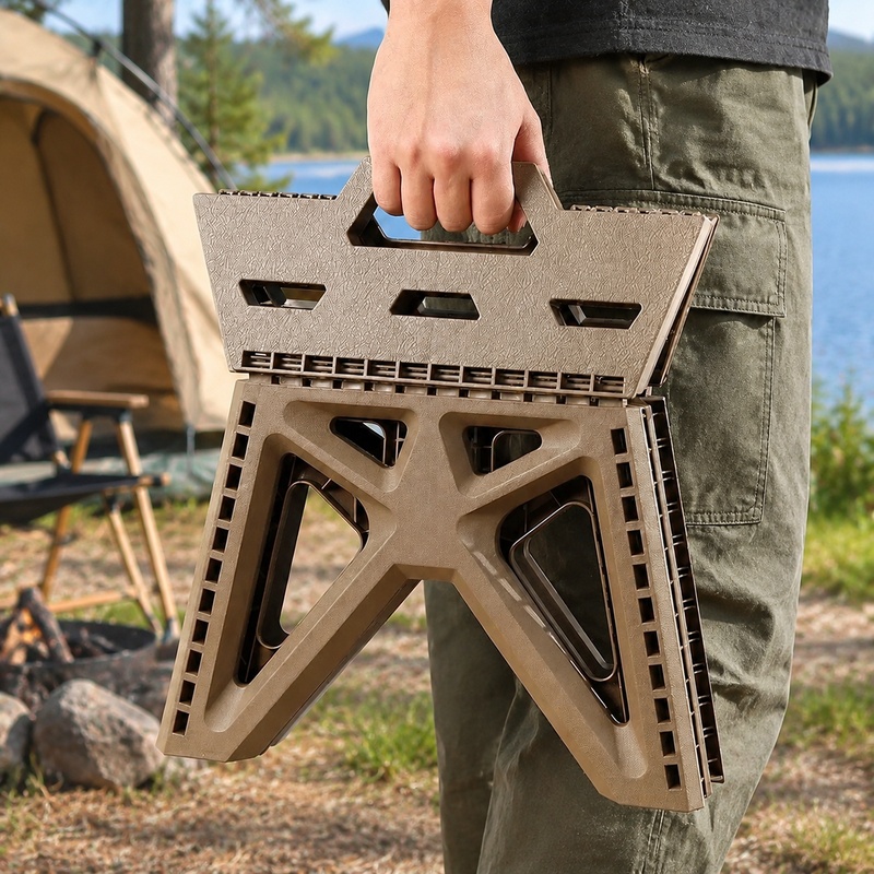 Outdoor Camping Rugs - Siège pliable et portable, doté d’une