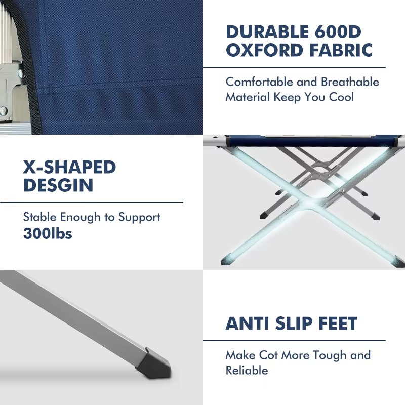 Lit de camp pliable moderne, l - Bed Outdoor Camping avis et prix
