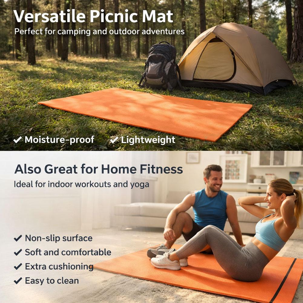 Tapis de yoga antidérapant en  - Outdoor Camping Rugs avis et prix