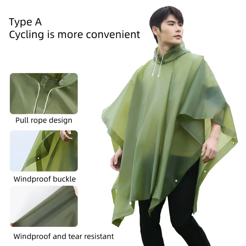 Imperméable réutilisable avec  - Camping Rain Poncho avis et prix
