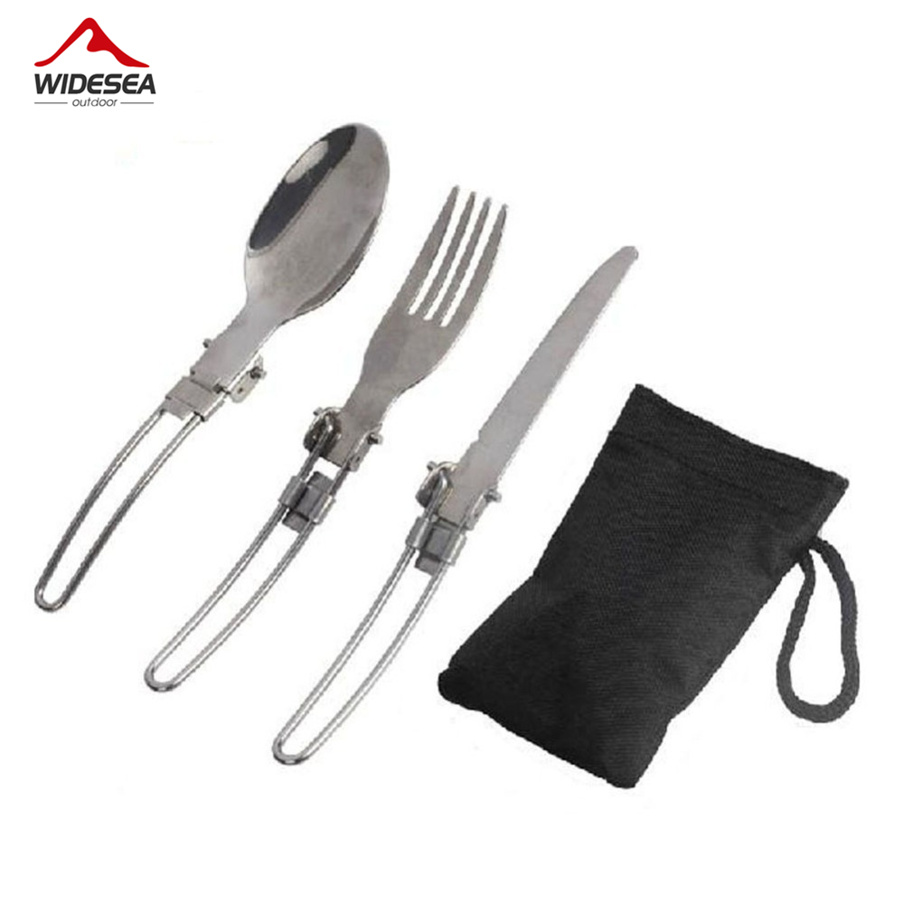 3 pièces, 1 ensemble, couverts - Outdoor Camping Dining Set avis et prix